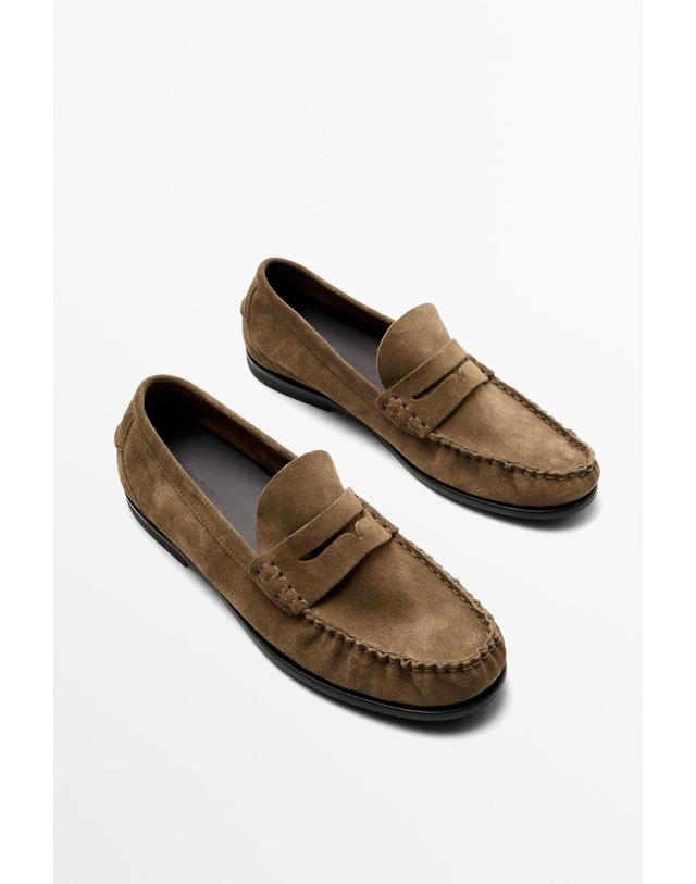 마시모두띠 마시모두띠 소프트 레더 페니 로퍼 2460/750 OCHRE 카키 착용컷