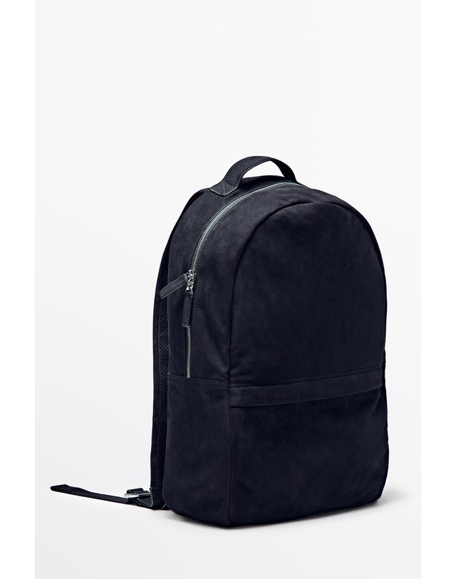 마시모두띠 마시모두띠 스웨이드 레더 백팩 2755/310 NAVY BLUE 네이비 착용컷