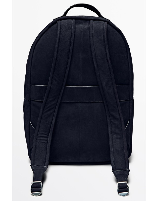 마시모두띠 마시모두띠 스웨이드 레더 백팩 2755/310 NAVY BLUE 네이비 착용컷
