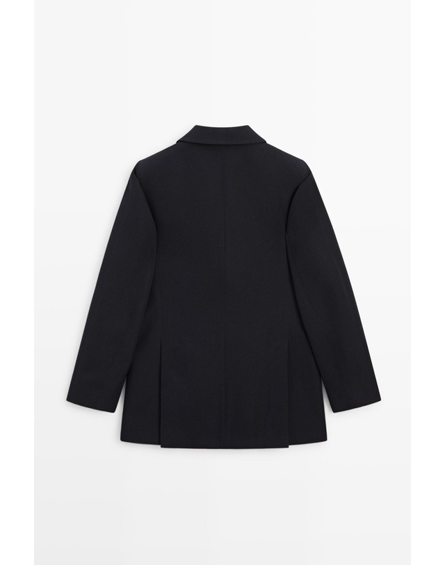 마시모두띠 마시모두띠 울 혼방 더블버튼 블레이저 6060/750 NAVY BLUE 네이비 착용컷