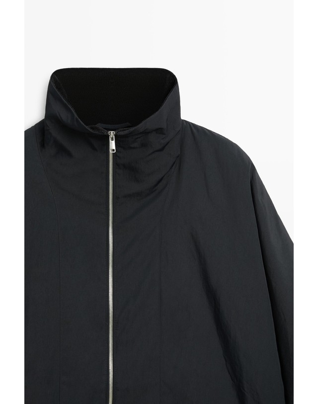 마시모두띠 마시모두띠 퀼팅 코듀로이 칼라 파카 자켓 6722/517 NAVY BLUE 네이비 착용컷