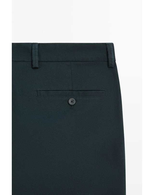 마시모두띠 마시모두띠 슬림핏 치노 팬츠 0134/005 NAVY BLUE 그린 착용컷