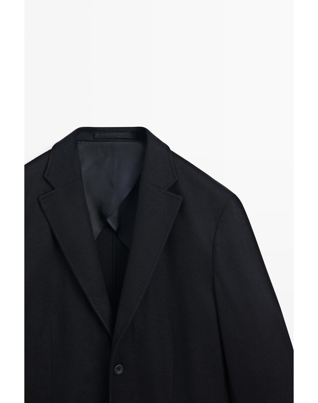 마시모두띠 마시모두띠 울 100% 싱글 버튼 블레이저 2594/387 NAVY BLUE 네이비 착용컷