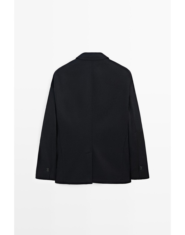 마시모두띠 마시모두띠 울 100% 싱글 버튼 블레이저 2594/387 NAVY BLUE 네이비 착용컷