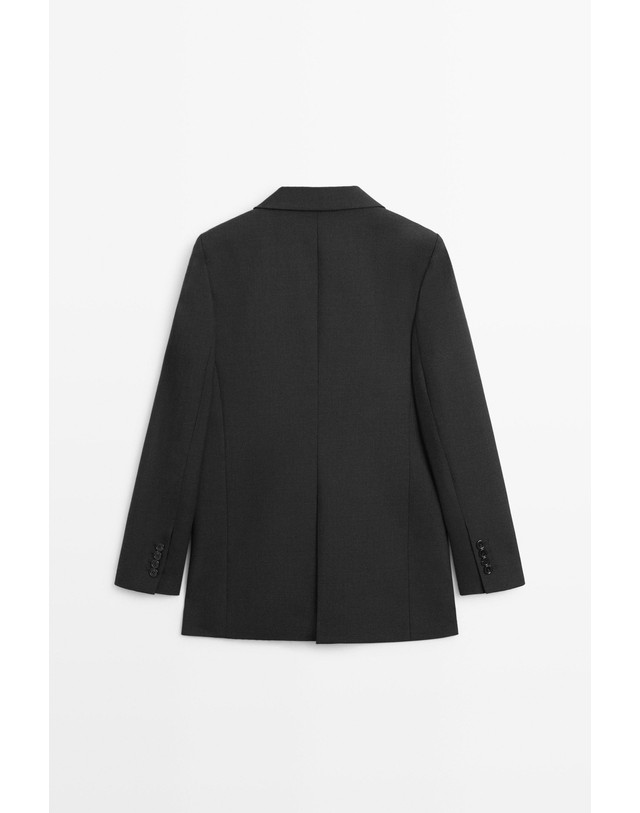 마시모두띠 마시모두띠 울 테일러드 재킷 6059/517 DARK GREY 그레이 착용컷