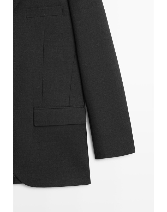 마시모두띠 마시모두띠 울 테일러드 재킷 6059/517 DARK GREY 그레이 착용컷