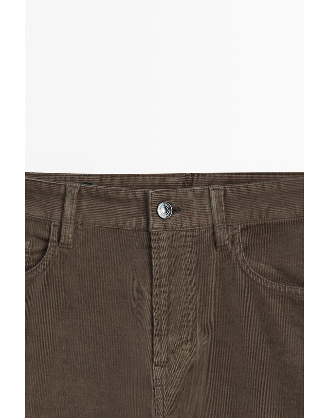 마시모두띠 마시모두띠 코듀로이 테이퍼드핏 팬츠 0551/111 KHAKI GREEN 카키 착용컷