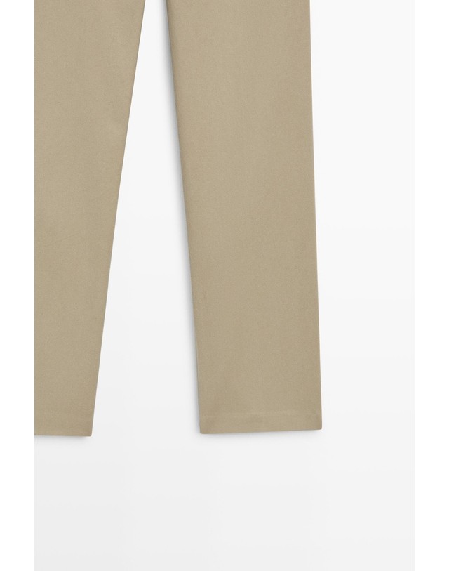 마시모두띠 마시모두띠 스트레치 코튼 와이드 팬츠 5018/718 BEIGE 베이지 착용컷