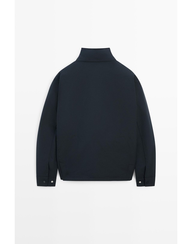 마시모두띠 마시모두띠 멀티포켓 다운 숏 패딩 자켓 3254/416 DARK NAVY 네이비 착용컷