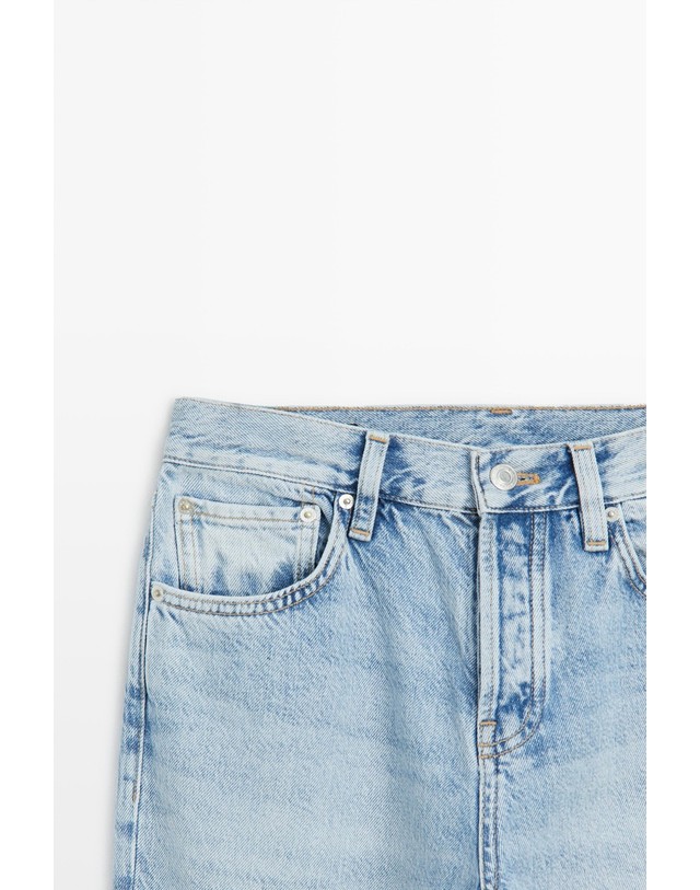 마시모두띠 마시모두띠 릴렉스핏 스트레이트 청바지 5088/887 LIGHT BLUE 블루 착용컷