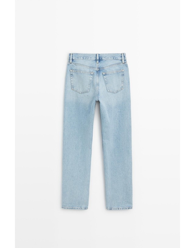 마시모두띠 마시모두띠 릴렉스핏 스트레이트 청바지 5088/887 LIGHT BLUE 블루 착용컷