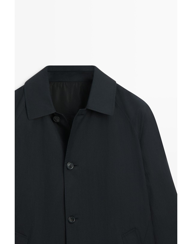 마시모두띠 마시모두띠 테크니컬 리버서블 롱 파카 코트 3280/412 DARK NAVY 네이비 착용컷