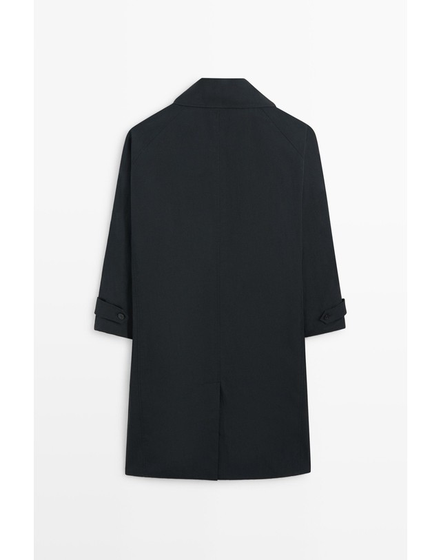 마시모두띠 마시모두띠 테크니컬 리버서블 롱 파카 코트 3280/412 DARK NAVY 네이비 착용컷