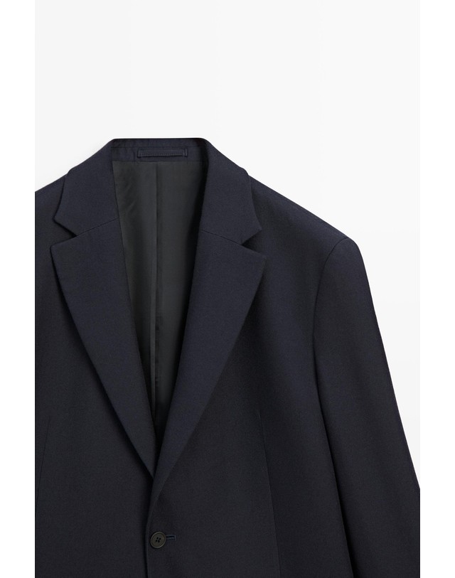 마시모두띠 마시모두띠 100% 캐시미어 싱글 블레이저 3685/585 NAVY BLUE 네이비 착용컷