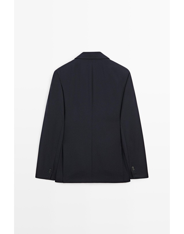 마시모두띠 마시모두띠 100% 캐시미어 싱글 블레이저 3685/585 NAVY BLUE 네이비 착용컷