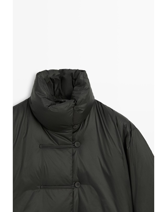 마시모두띠 마시모두띠 토글 디테일 다운 패딩 자켓 6793/639 ANTHRACITE GREY 그레이 착용컷