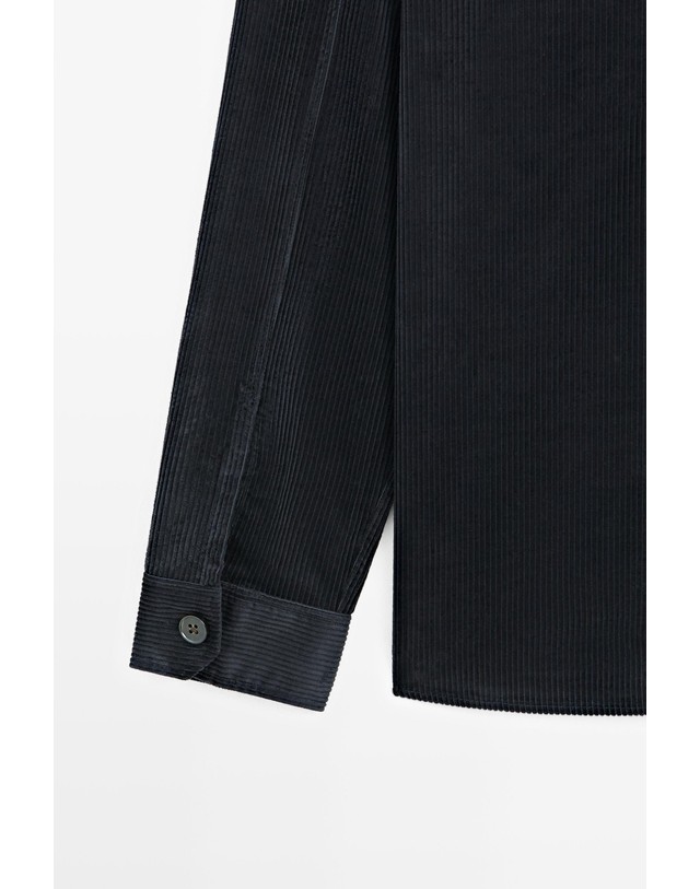 마시모두띠 마시모두띠 코듀로이 스웨이드 포켓 오버셔츠 1926/294 NAVY BLUE 네이비 착용컷