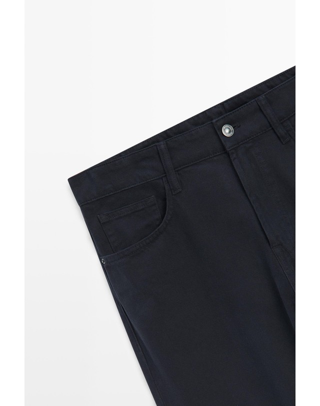 마시모두띠 마시모두띠 테이퍼드핏 코튼 청바지 0551/113 NAVY BLUE 네이비 착용컷