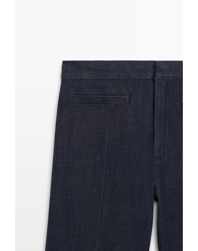 마시모두띠 마시모두띠 포켓 디테일 플레어핏 청바지 5043/843 DARK BLUE 네이비 착용컷
