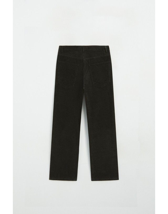 마시모두띠 마시모두띠 마이크로 코듀로이 플레어 팬츠 5034/734 GREYISH GREEN 그린 착용컷
