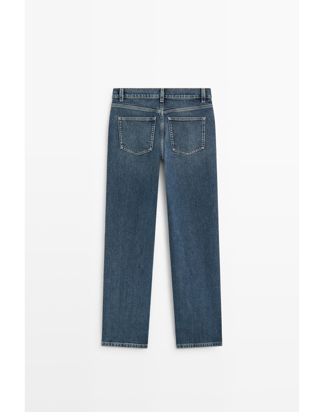 마시모두띠 마시모두띠 스트레이트핏 청바지 5038/838 MEDIUM BLUE 블루 착용컷