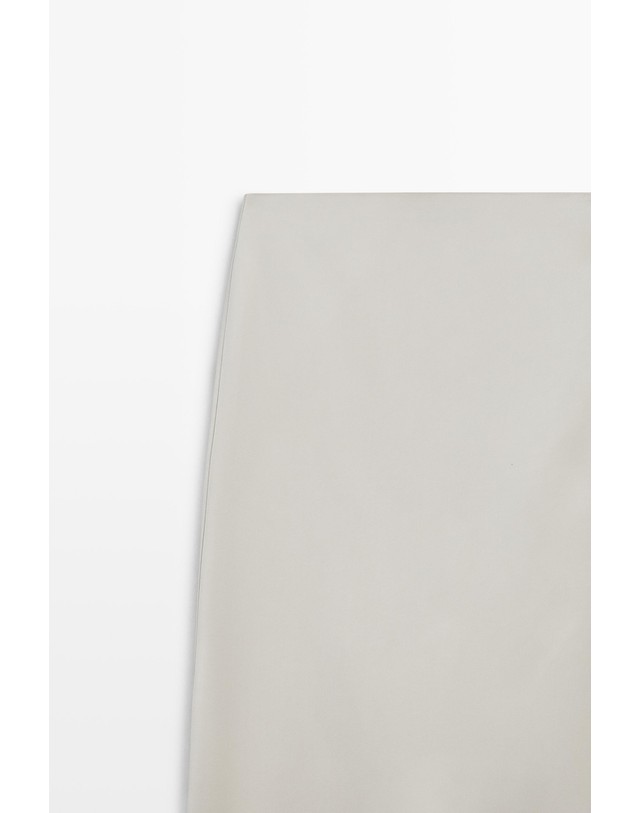 마시모두띠 마시모두띠 새틴 레이스 미디 스커트 5799/510 PEARL GREY 그레이 착용컷