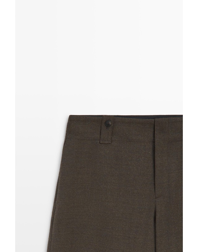 마시모두띠 마시모두띠 스웨이드 플란넬 카고 팬츠 5051/523 MOLE BROWN 초콜릿 착용컷