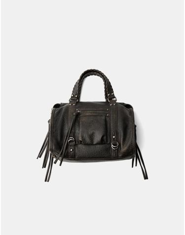 버쉬카 스트랩 장식 워른 이펙트 볼링백 8987/184 BLACK