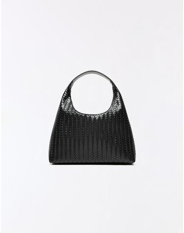 버쉬카 우븐 베이직 블랙 버킷백 0475/175 BLACK
