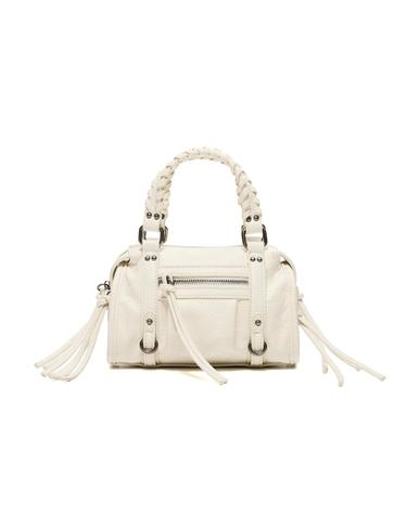 버쉬카 아이보리 미니 볼링백 8990/184 OFF WHITE