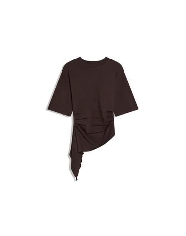 버쉬카 테크니컬 셔링 반팔 티셔츠 1429/360 BROWN