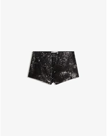 버쉬카 글리터 시퀸 미니 쇼츠 8349/662 BLACK