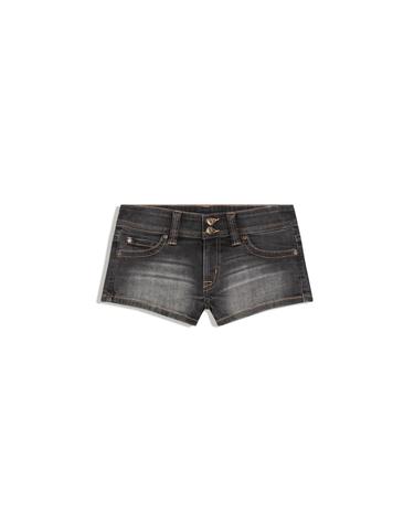 버쉬카 빈티지 데님 미니 쇼츠 0917/211 BLACK
