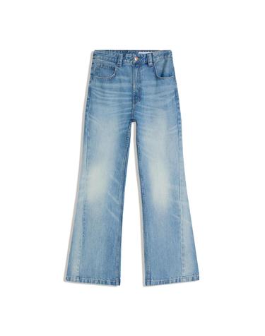 버쉬카 와이드 배기 플레어 데님 연청 청바지 0855/352 LIGHT BLUE