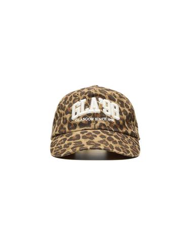 버쉬카 레오파드 프린트 자수 캡모자 0735/702 BROWN