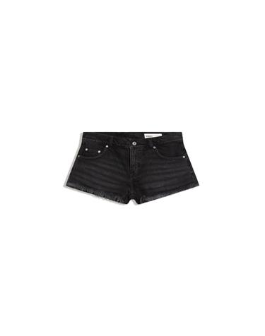 버쉬카 프레이드 데님 미니 반바지 1931/054 BLACK