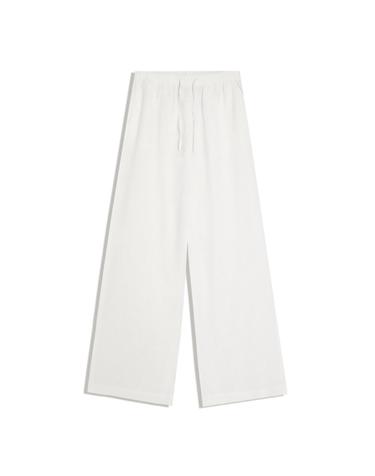 버쉬카 엘라스틱 밴딩 와이드 팬츠 0093/739 OFF WHITE
