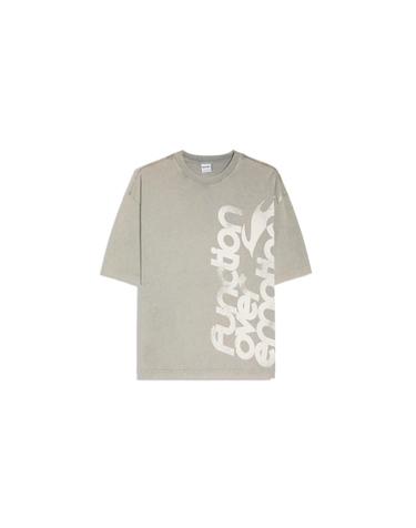 버쉬카 워시드 박시핏 프린트 반팔 티셔츠 2643/538 GREY