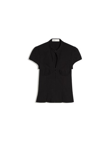 버쉬카 프레스 스터드 반팔 셔츠 2313/711 BLACK