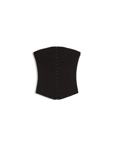 버쉬카 블랙 코르셋 튜브탑 2628/710 BLACK