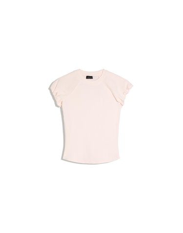 버쉬카 래글런 벌룬 슬리브 반팔 티셔츠 3378/187 PINK