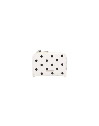 버쉬카 도트 패턴 미니 지갑 2329/162 WHITE