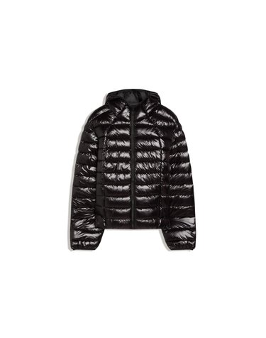 버쉬카 초경량 후드 패딩 자켓 2233/718 BLACK