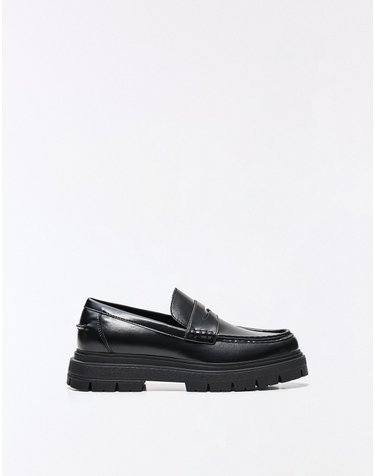 버쉬카 컴포트 청키 페니 로퍼 2604/864 BLACK
