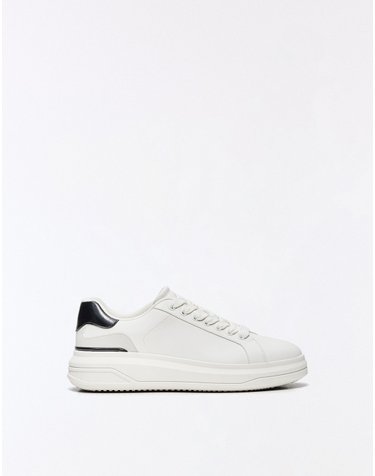 버쉬카 청키 로우탑 디테일 스니커즈 2412/864 WHITE