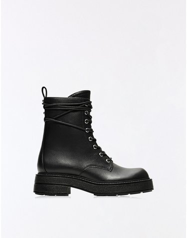 버쉬카 레이스업 앵클 워커 부츠 1200/864 BLACK