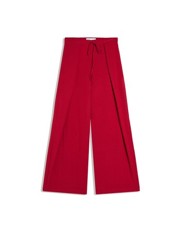 버쉬카 러스틱 플리츠 와이드 팬츠 1854/741 RED