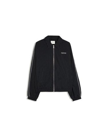 버쉬카 핀스트라이프 집업 자켓 2966/073 NAVY