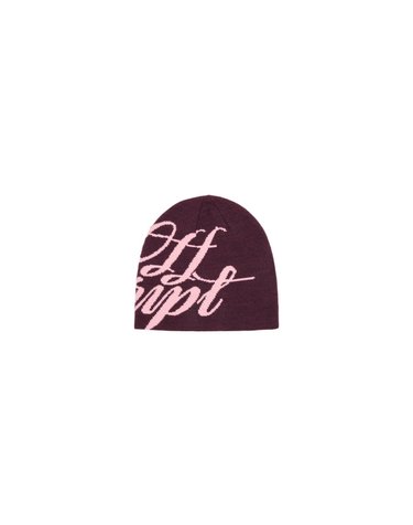버쉬카 그래픽 레터링 비니 3457/668 BURGUNDY