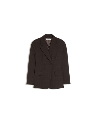 버쉬카 슬림핏 체크 블레이저 2461/232 BROWN